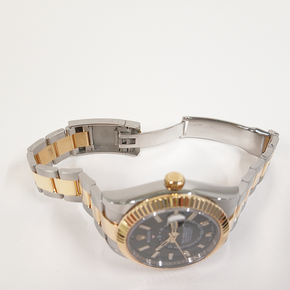 Sky-Dweller Yellow Gold & Steel Black Dial 42mm Product Image 6
