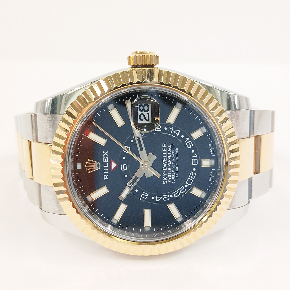 Sky-Dweller Yellow Gold & Steel Black Dial 42mm Product Image 2