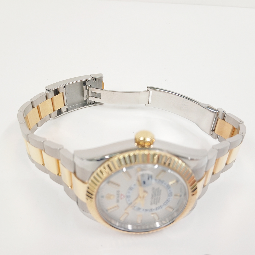 Sky-Dweller Yellow Gold & Steel White Dial 42mm Product Image 3