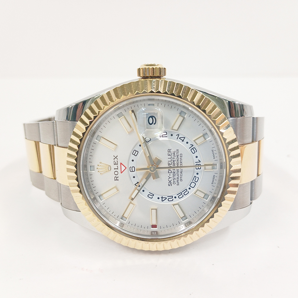 Sky-Dweller Yellow Gold & Steel White Dial 42mm Product Image 2