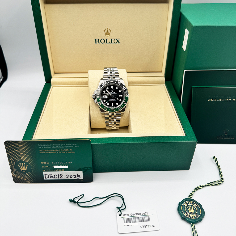 GMT-Master II Steel Jubilee Black Dial "Sprite" 40mm Product Image 10