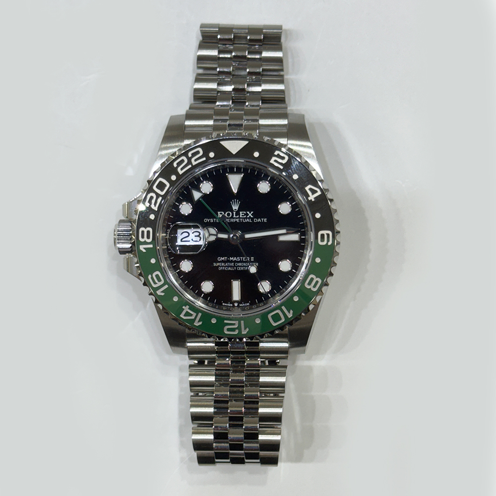 GMT-Master II Steel Jubilee Black Dial "Sprite" 40mm Product Image 1