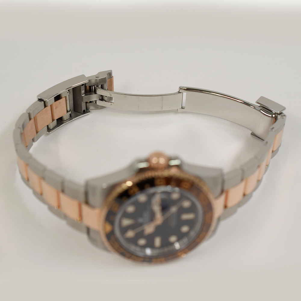 GMT-Master II "Rootbeer" Rose Gold & Steel Black Dial 40mm Product Image 6