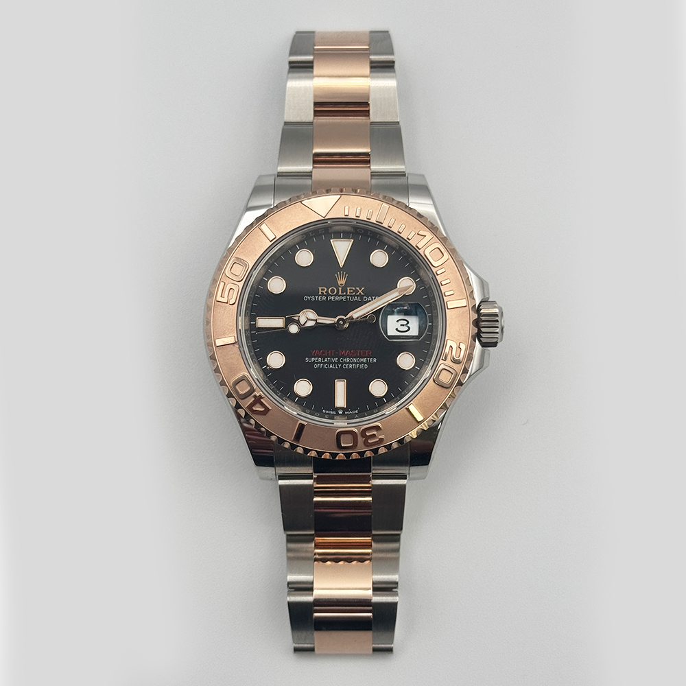 Yacht-Master Rose Gold & Steel Black Dial 40mm Product Image 1