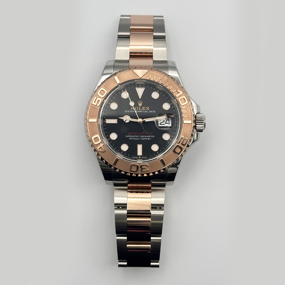 Yacht-Master Rose Gold & Steel Black Dial 40mm Product Image 1