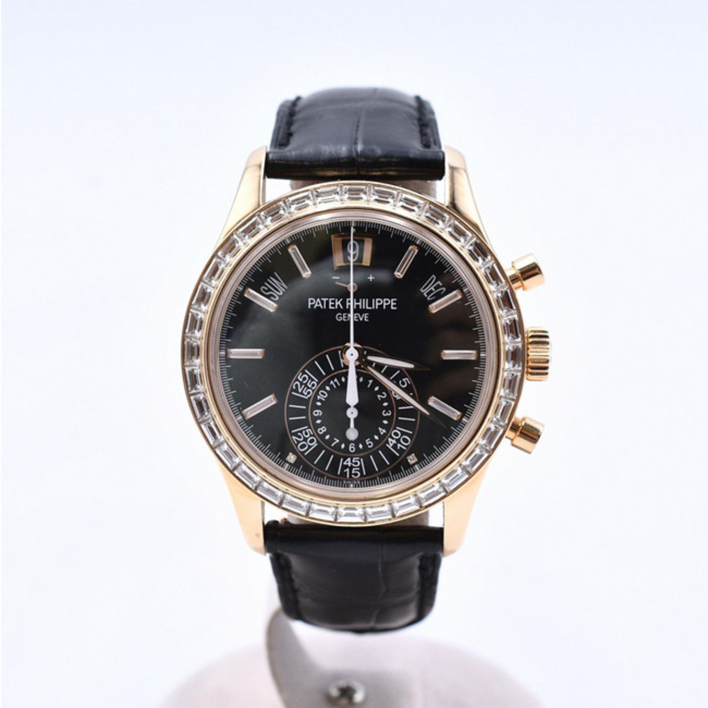 Complications Annual Calendar Chronograph Rose Gold Diamond Black Dial 40mm Product Image 1