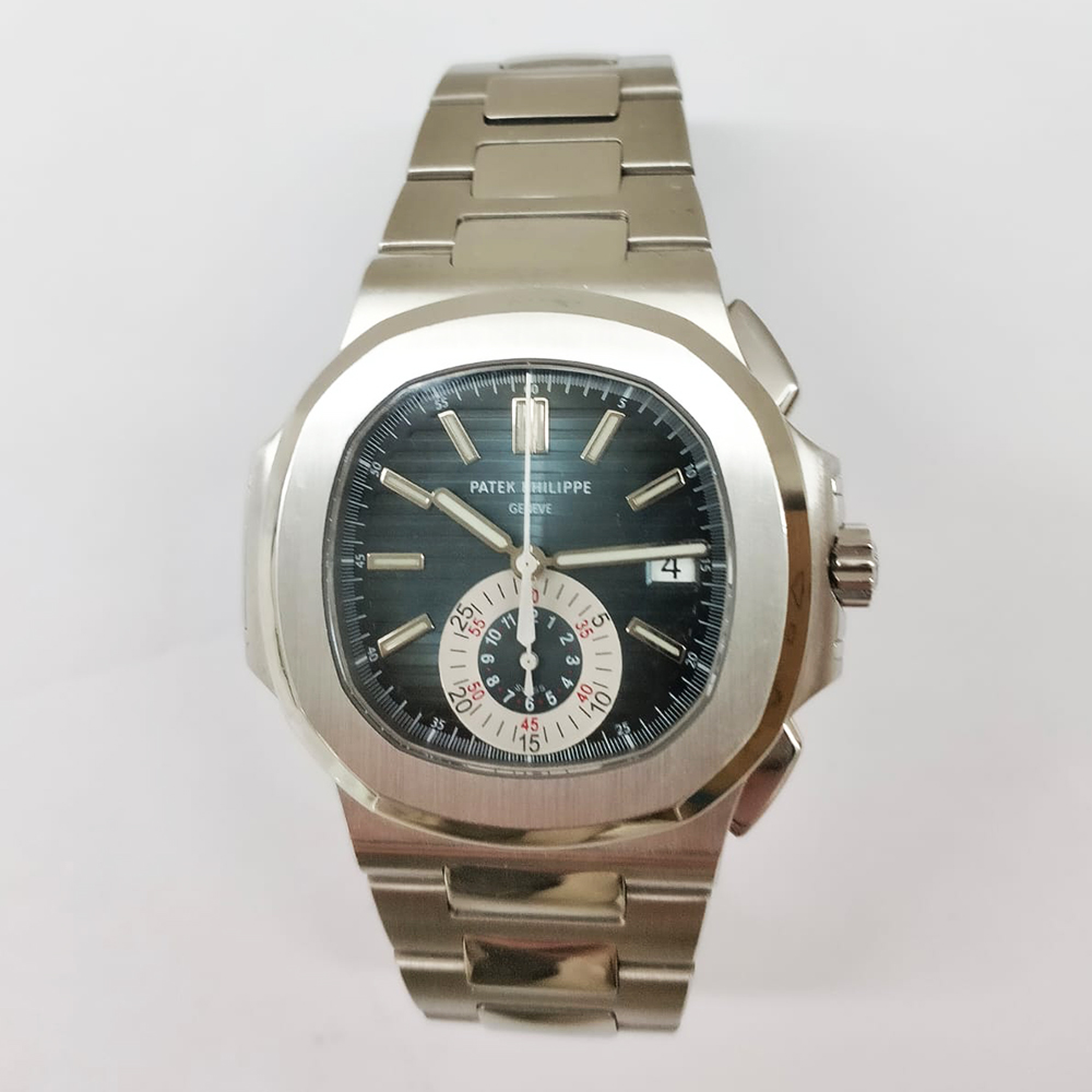 Nautilus Chronograph Steel Blue Dial 40mm Product Image 1