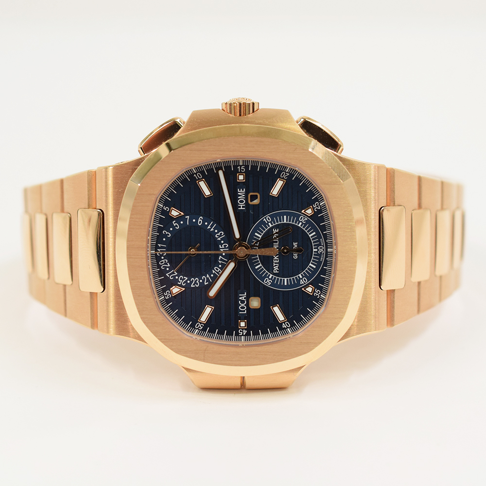 Nautilus Travel Time Rose Gold Blue Dial 40mm Product Image 2