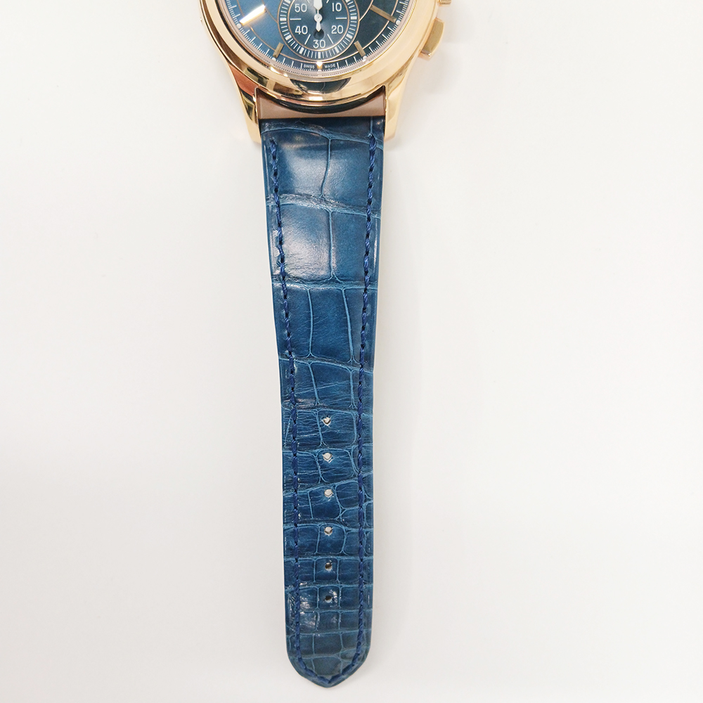 Annual Calendar Chronograph Rose Gold Blue Dial 42mm Product Image 3