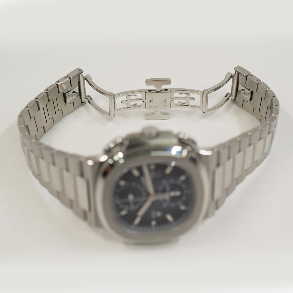 Nautilus Travel Time Steel Blue Dial 40mm Product Image 6