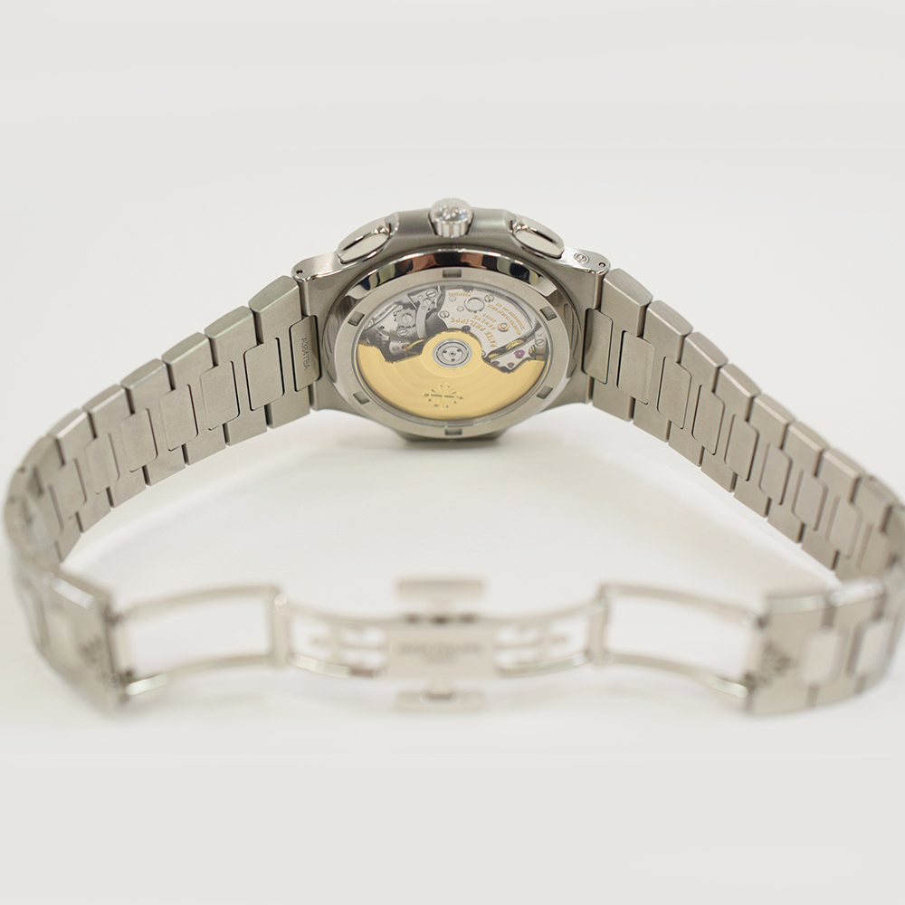 Nautilus Travel Time Steel Blue Dial 40mm Product Image 5