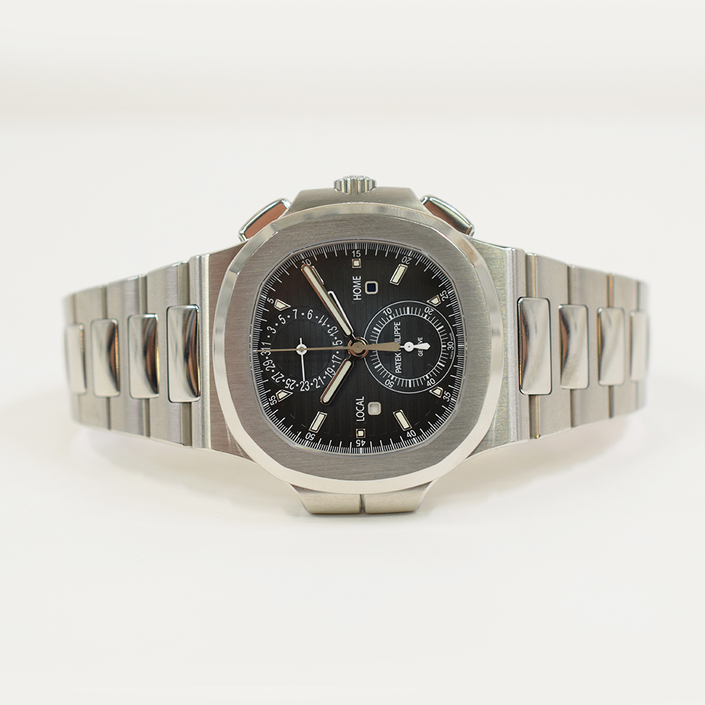Nautilus Travel Time Steel Blue Dial 40mm Product Image 2