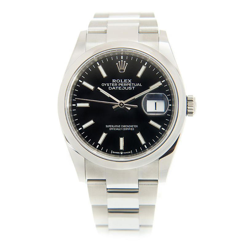 Datejust Steel Black Dial 36mm Product Image 1