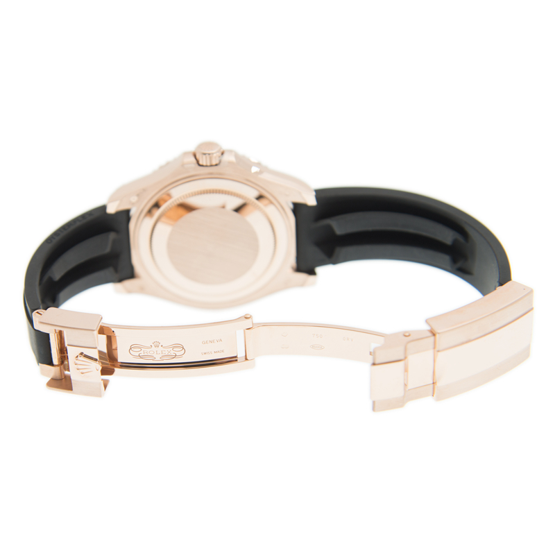 Yacht-Master Rose Gold Oysterflex Black Dial 37mm Product Image 5
