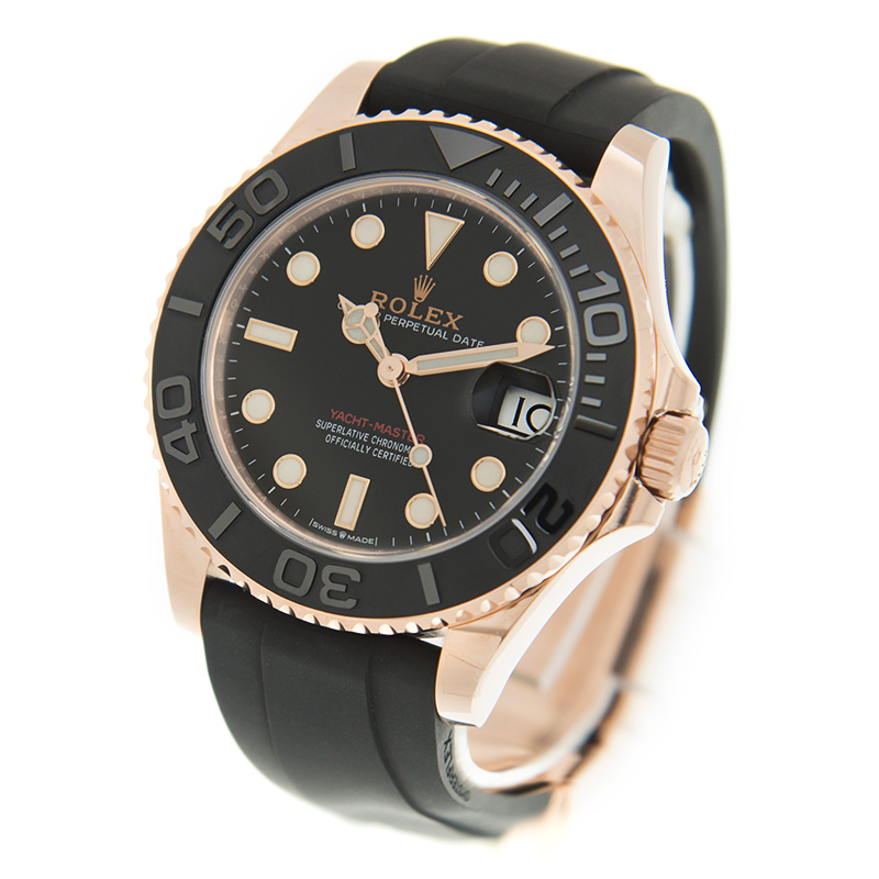 Yacht-Master Rose Gold Oysterflex Black Dial 37mm Product Image 2