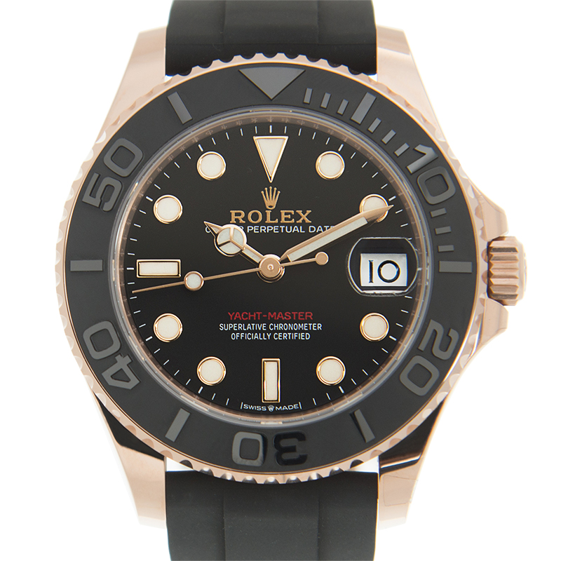 Yacht-Master Rose Gold Oysterflex Black Dial 37mm Product Image 3