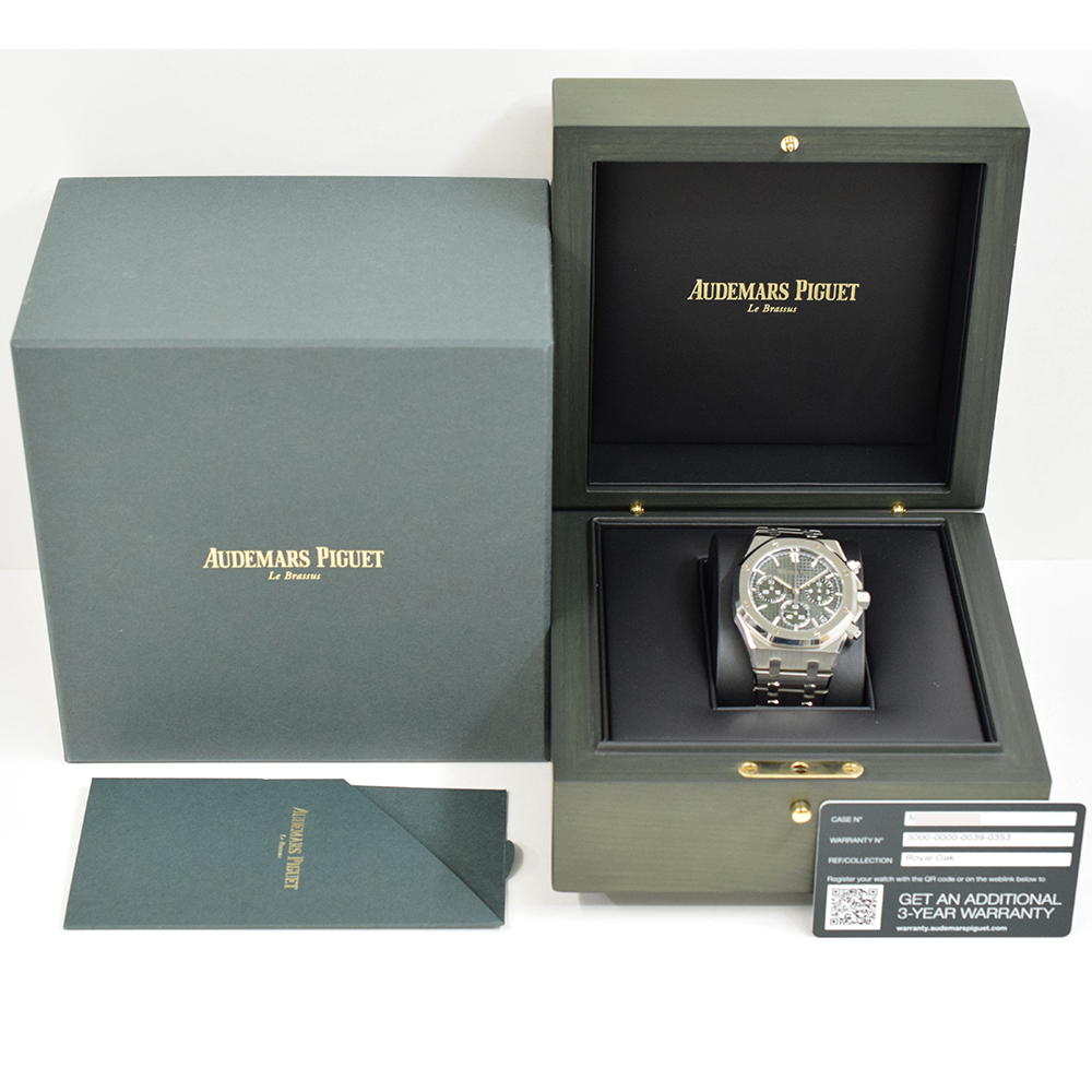 Royal Oak Chronograph Steel Green Dial 41mm Product Image 10