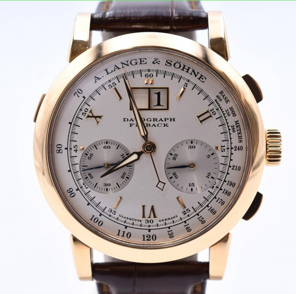 Saxonia Chronograph Rose Gold Silver Dial 39mm Product Image 2