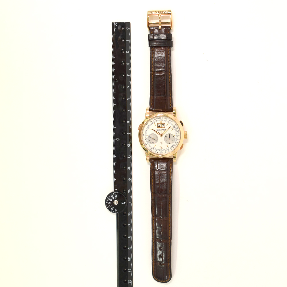 Saxonia Chronograph Rose Gold Silver Dial 39mm Product Image 7