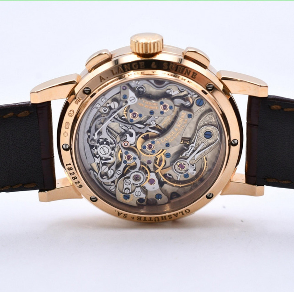 Saxonia Chronograph Rose Gold Silver Dial 39mm Product Image 4