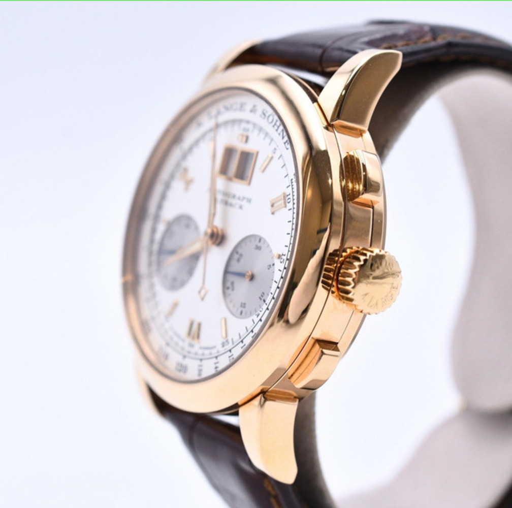 Saxonia Chronograph Rose Gold Silver Dial 39mm Product Image 3