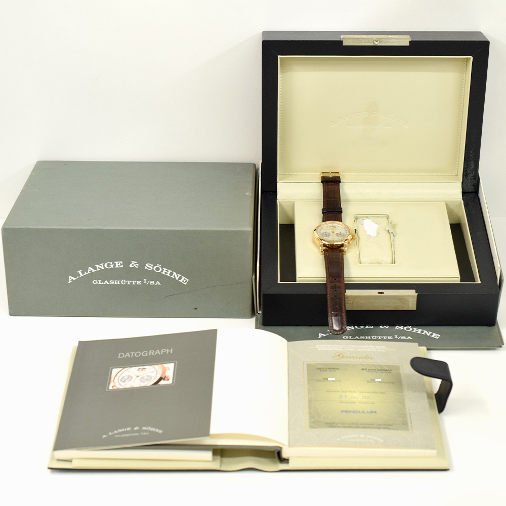 Saxonia Chronograph Rose Gold Silver Dial 39mm Product Image 8