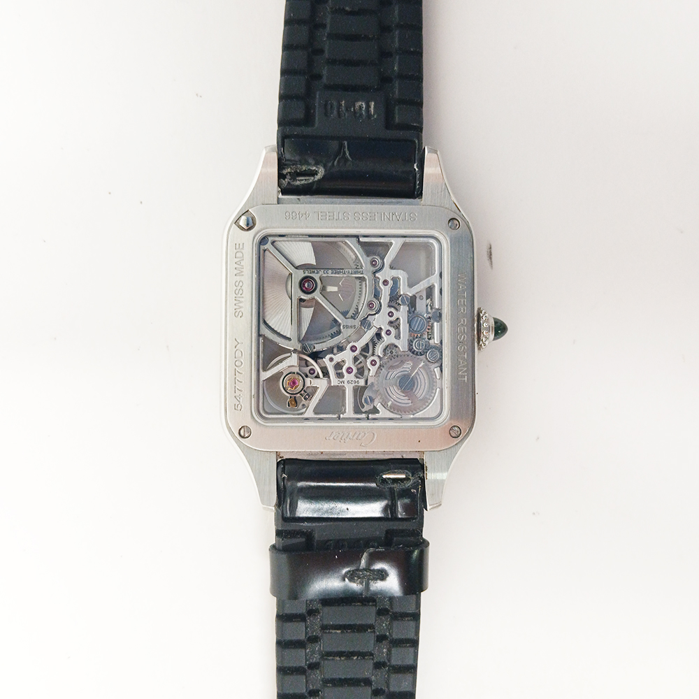 Santos-Dumont Micro-Rotor Steel Skeleton Dial 43mm Product Image 5