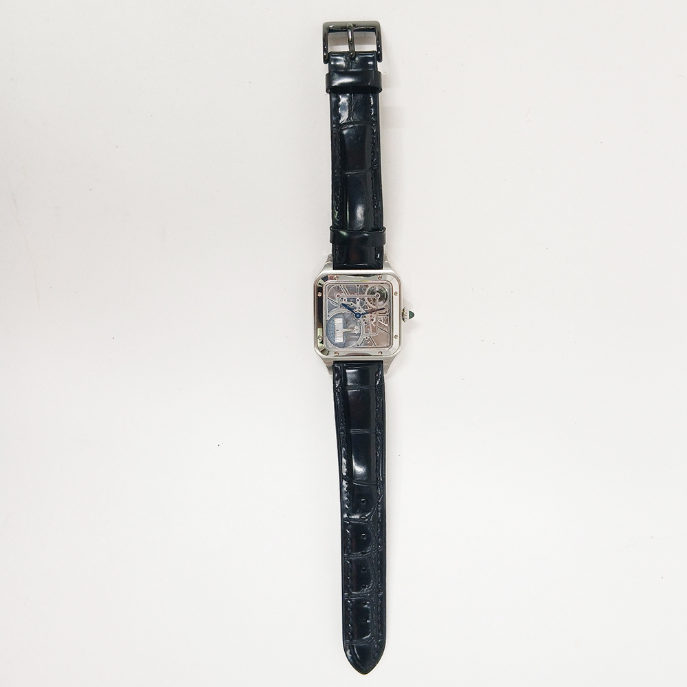 Santos-Dumont Micro-Rotor Steel Skeleton Dial 43mm Product Image 2