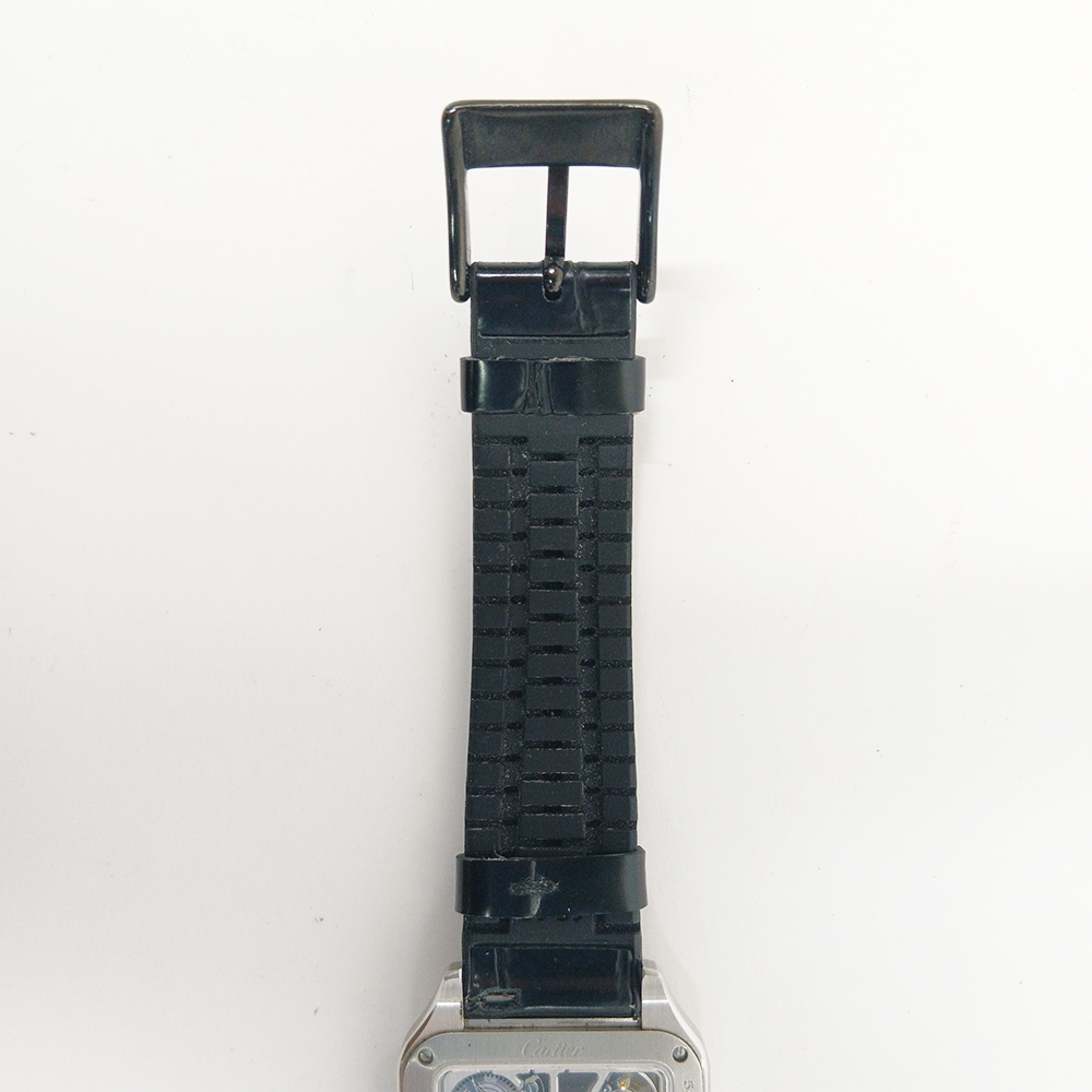 Santos-Dumont Micro-Rotor Steel Skeleton Dial 43mm Product Image 7