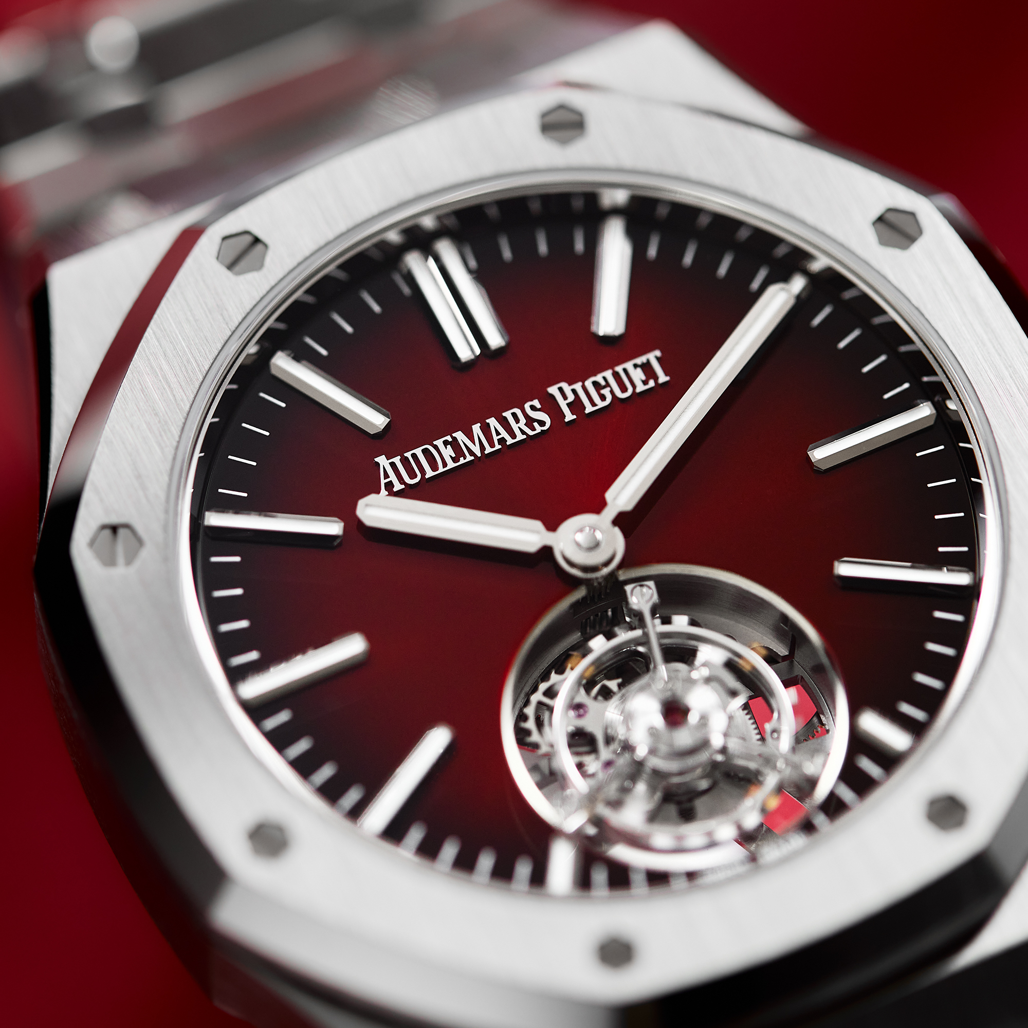 Royal Oak Flying Tourbillon Steel Red Dial 41mm Product Image 3