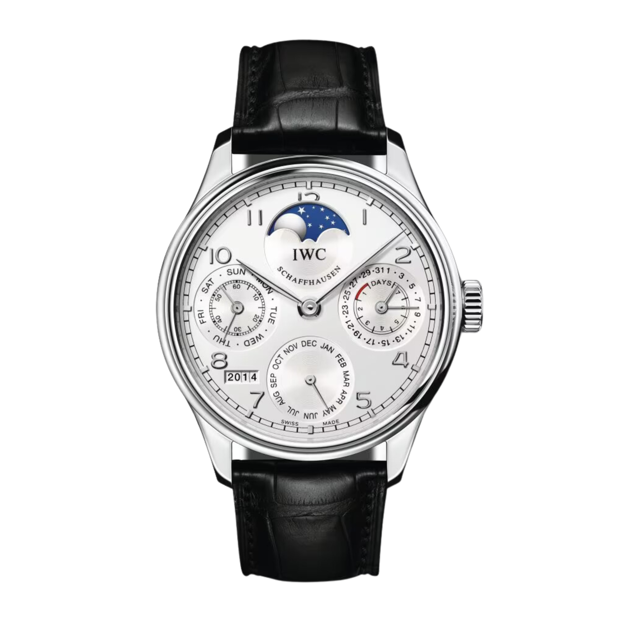 Portugieser Perpetual Calendar Platinum Silver Dial 44mm Product Image