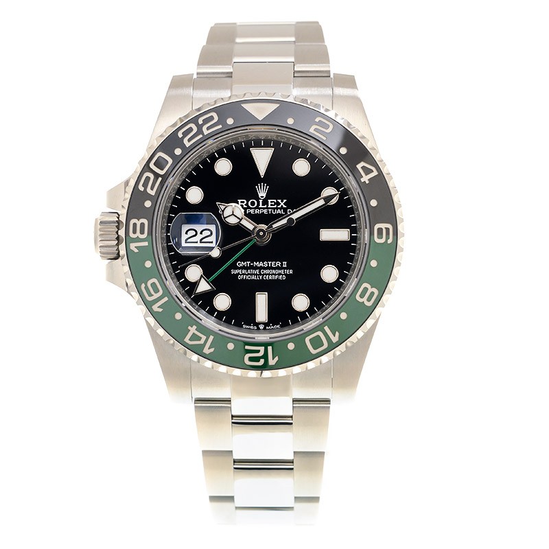 GMT-Master II Steel Black Dial "Sprite" 40mm Product Image 1