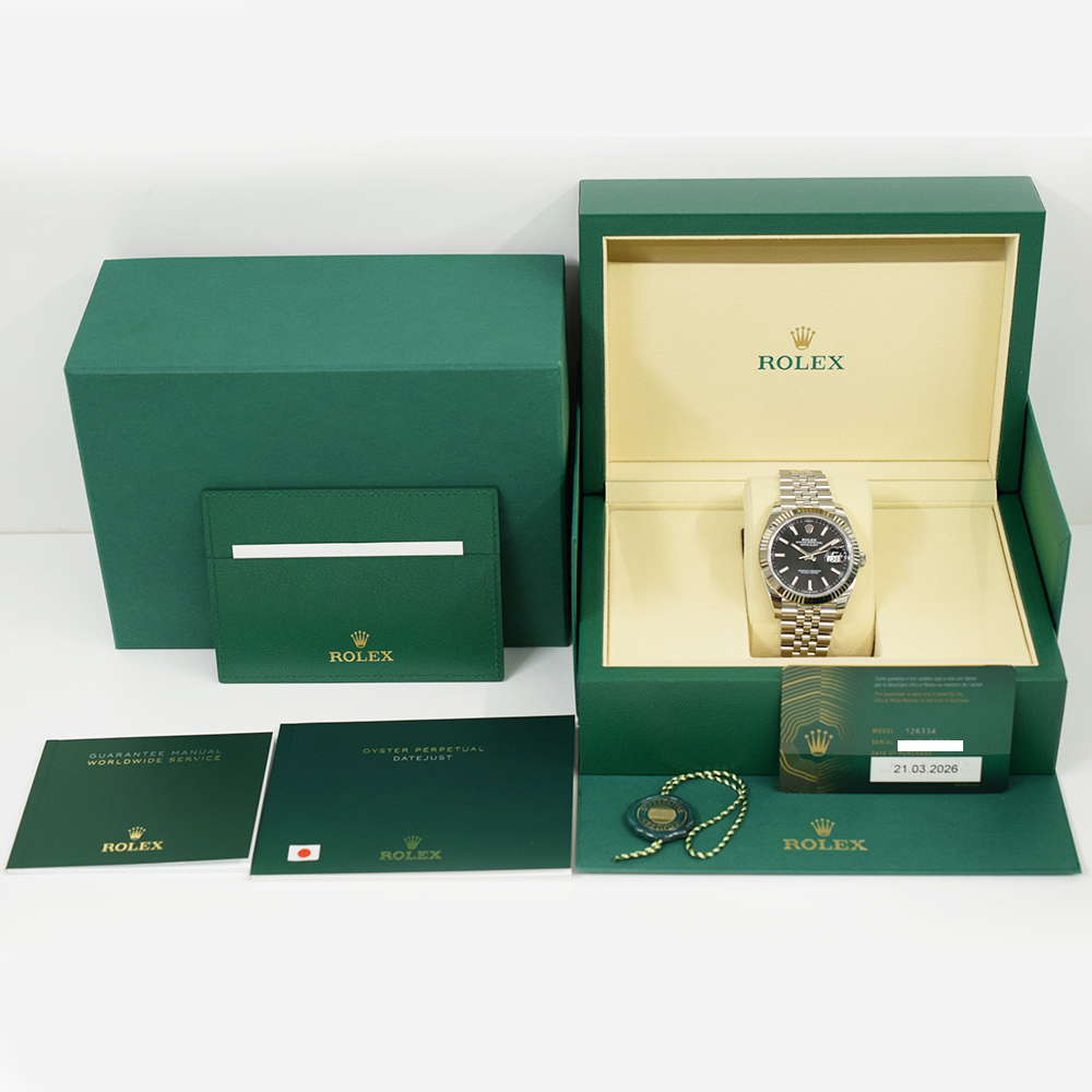 Datejust Steel Jubilee Black Dial 41mm Product Image 10