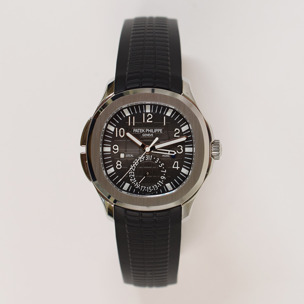 Aquanaut Travel Time Steel Black Dial 40mm Product Image 1