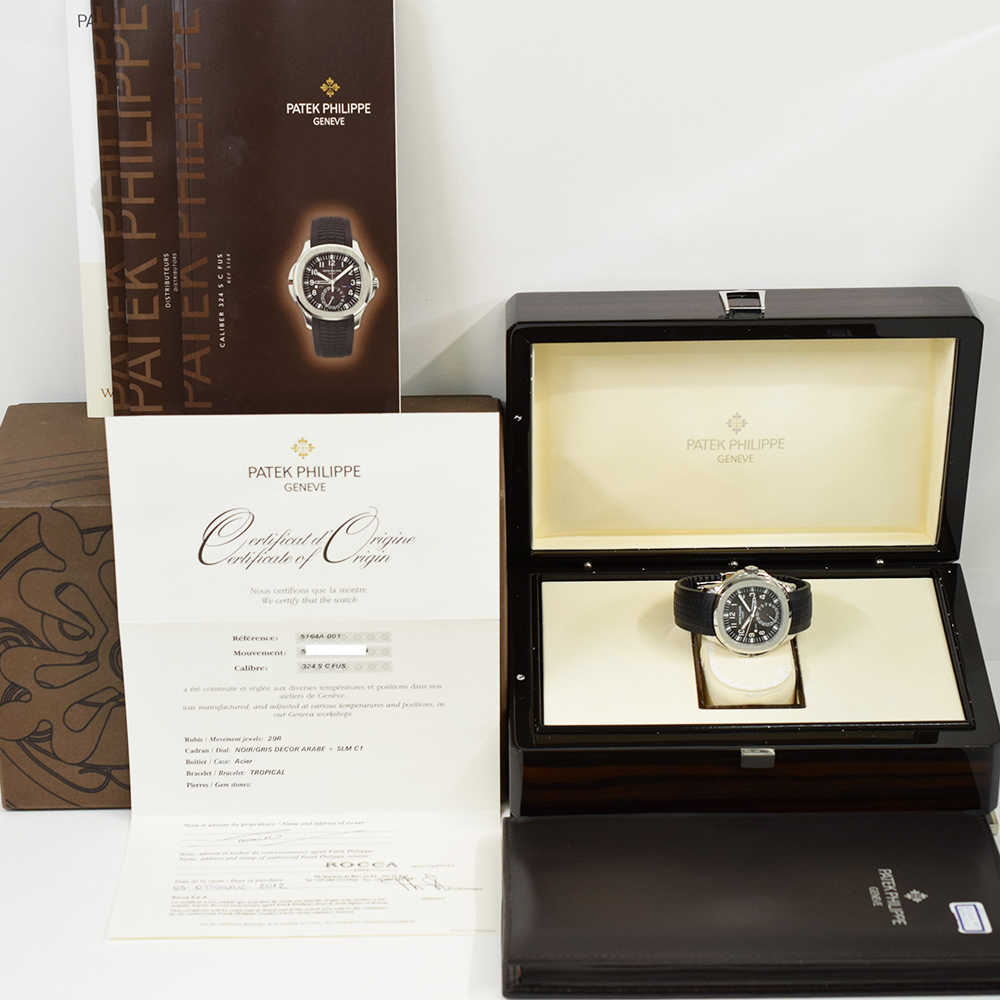 Aquanaut Travel Time Steel Black Dial 40mm Product Image 13