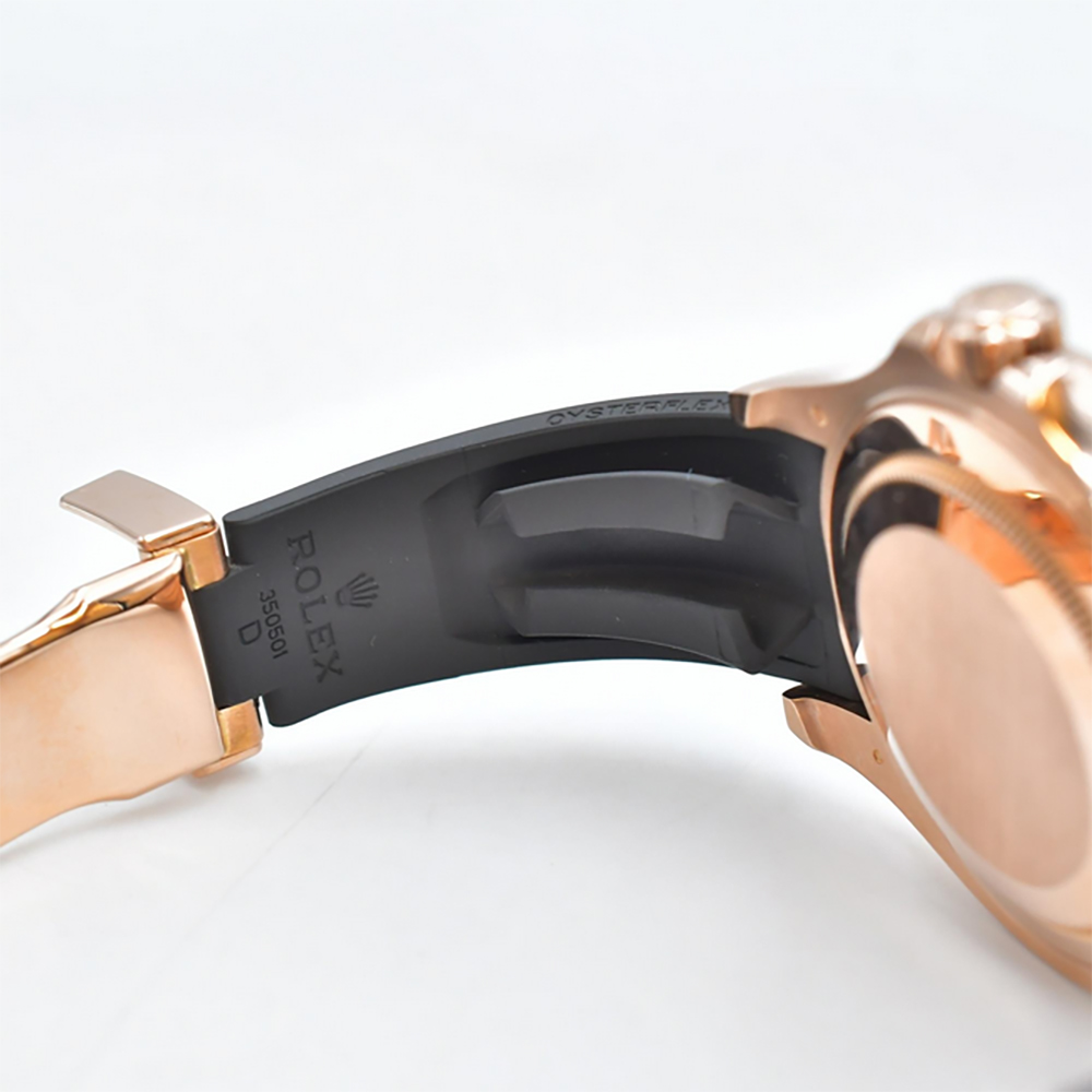 Yacht-Master Rose Gold Oysterflex Pave Dial 40mm Product Image 8