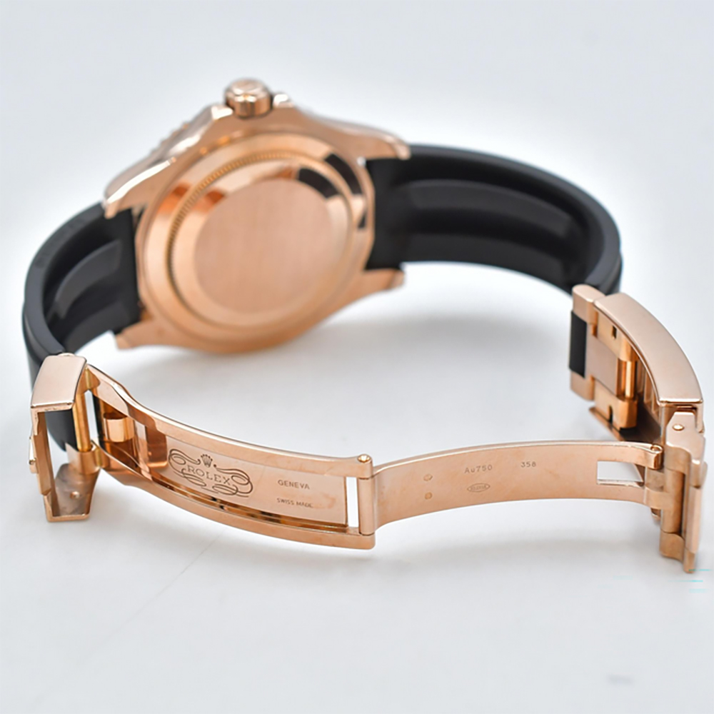 Yacht-Master Rose Gold Oysterflex Pave Dial 40mm Product Image 6