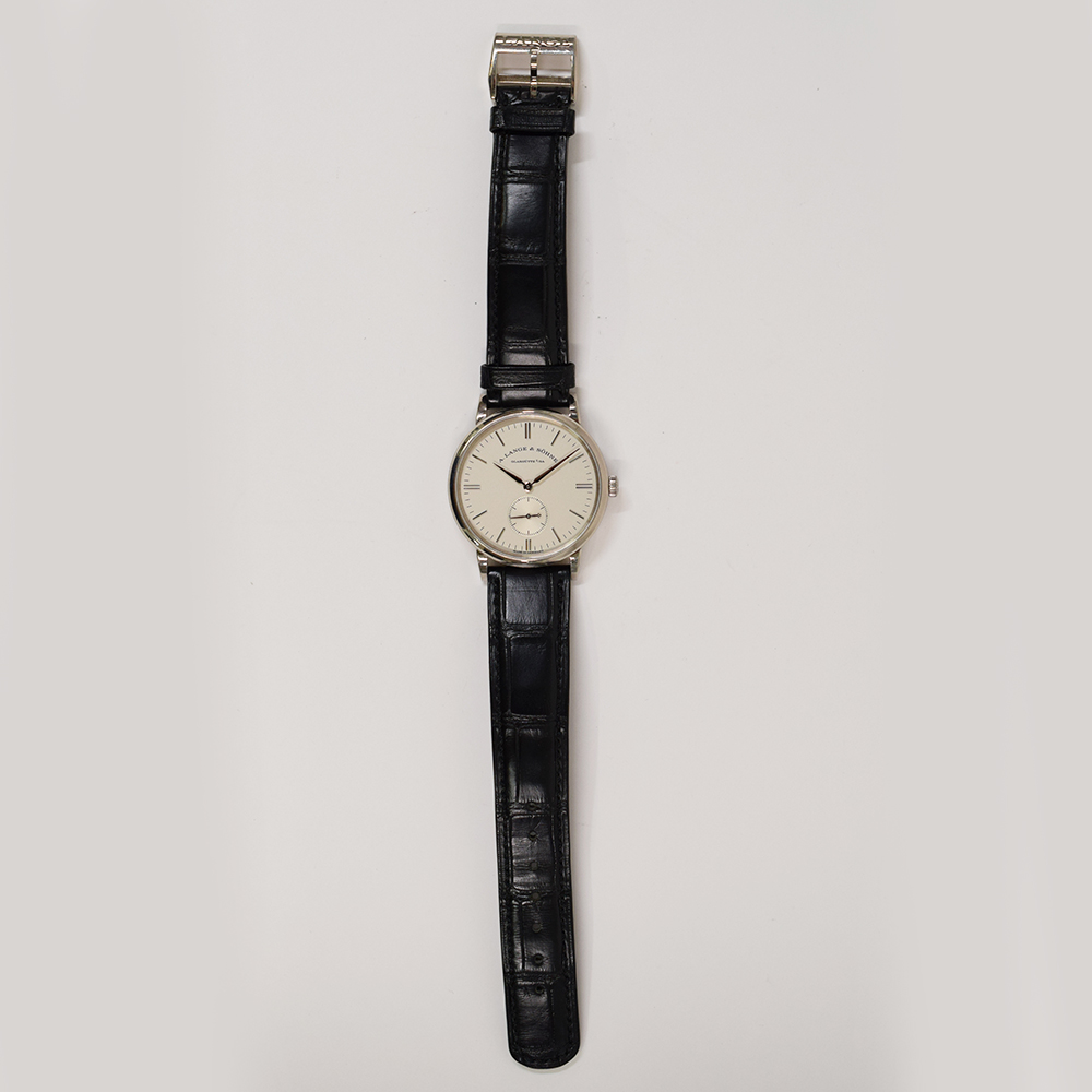 Saxonia White Gold Silver Dial 35mm Product Image 1