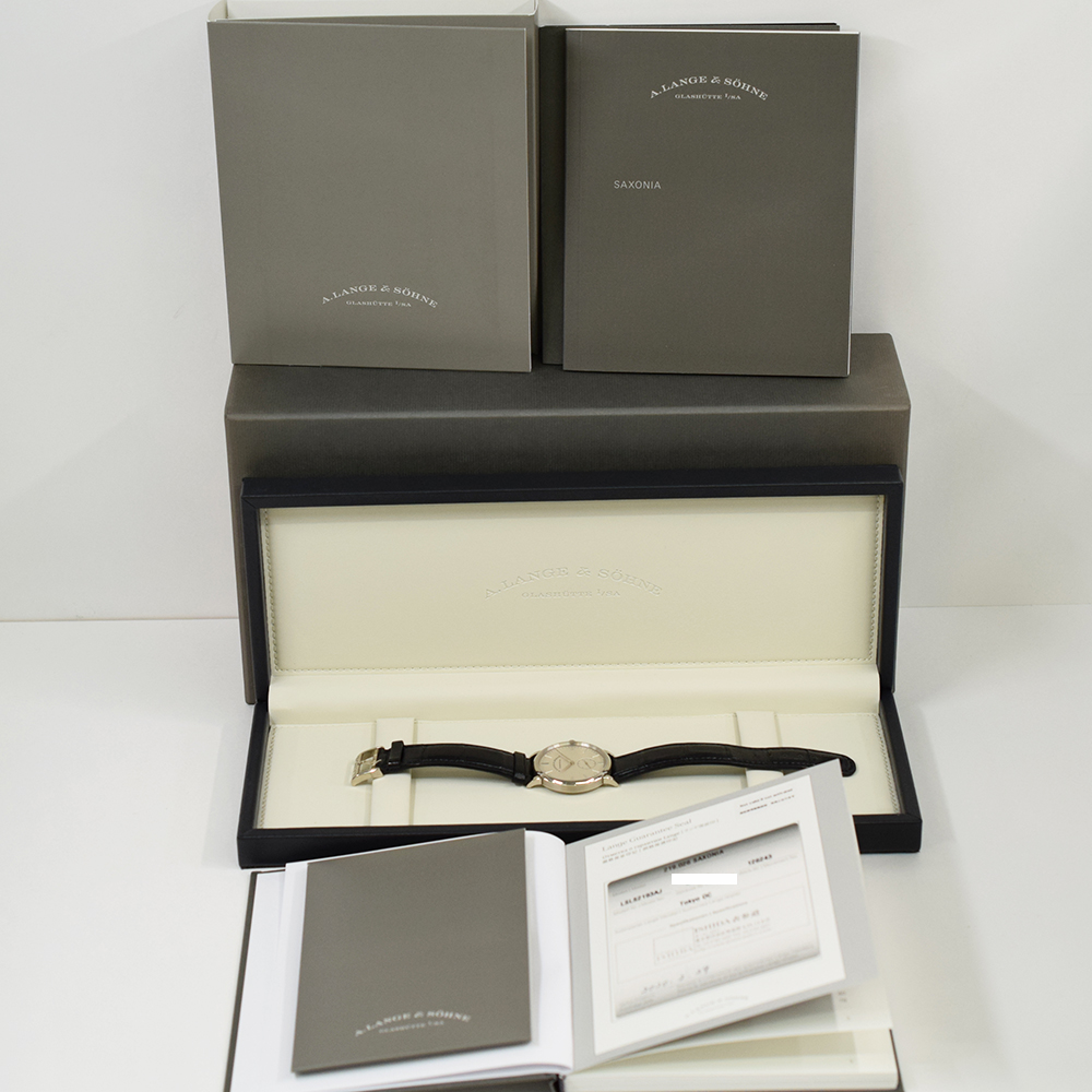 Saxonia White Gold Silver Dial 35mm Product Image 11