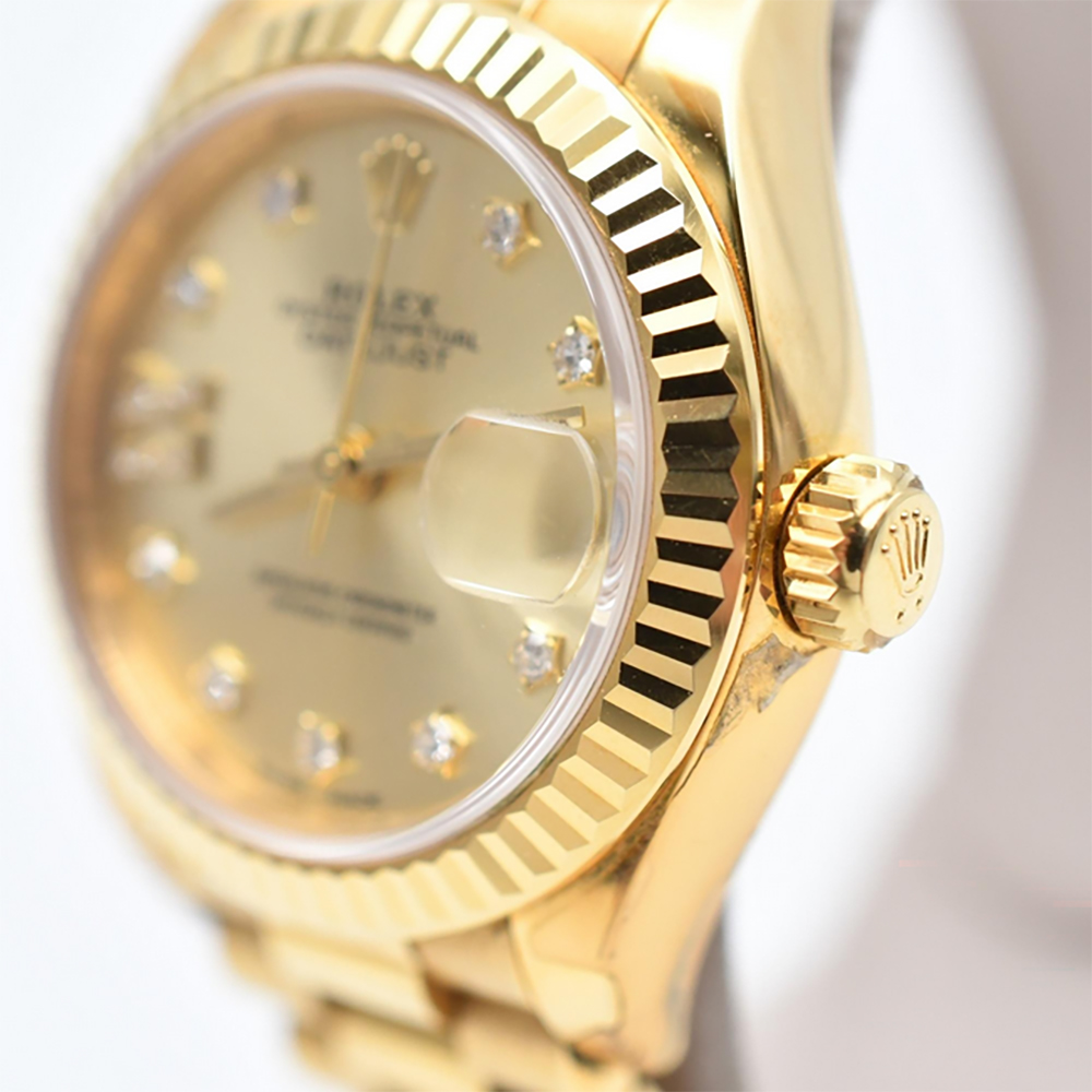 Lady-Datejust Yellow Gold Champagne Dial 28mm Product Image 4