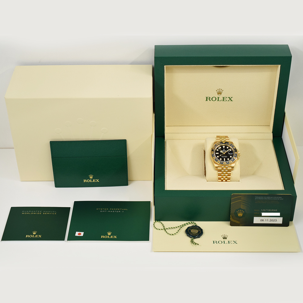 GMT-Master II Yellow Gold Jubilee Black Dial 40mm Product Image 11