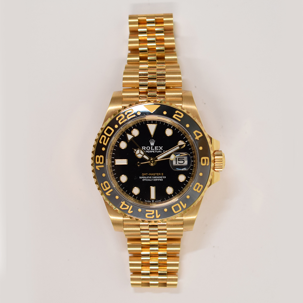 GMT-Master II Yellow Gold Jubilee Black Dial 40mm Product Image 1