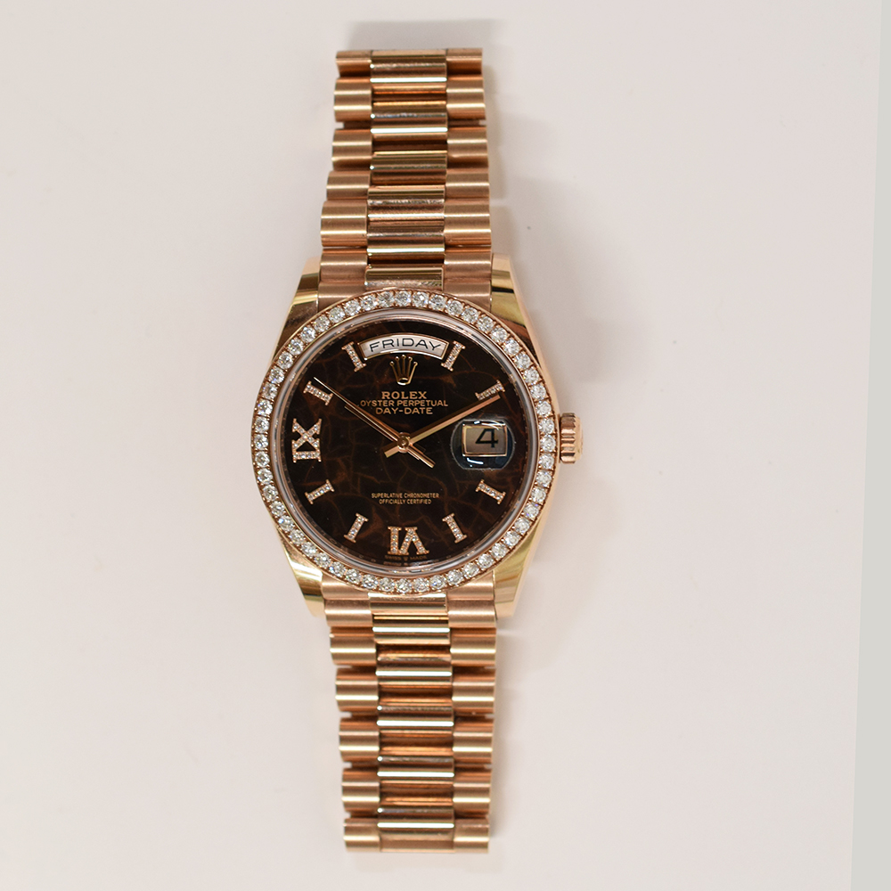 Day-Date Rose Gold Diamond Eisenkisel Dial 36mm Product Image 1