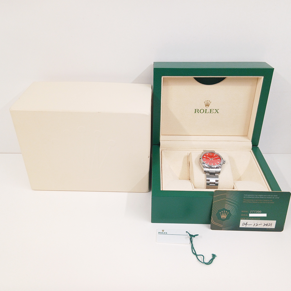 Oyster Perpetual Steel Red Dial 31mm Product Image 10