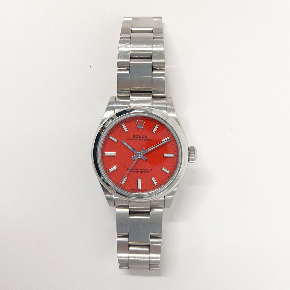 Oyster Perpetual Steel Red Dial 31mm Product Image 1