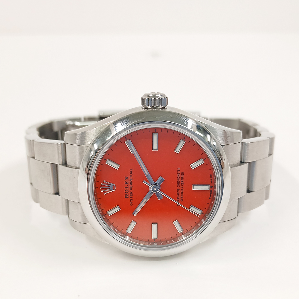 Oyster Perpetual Steel Red Dial 31mm Product Image 2