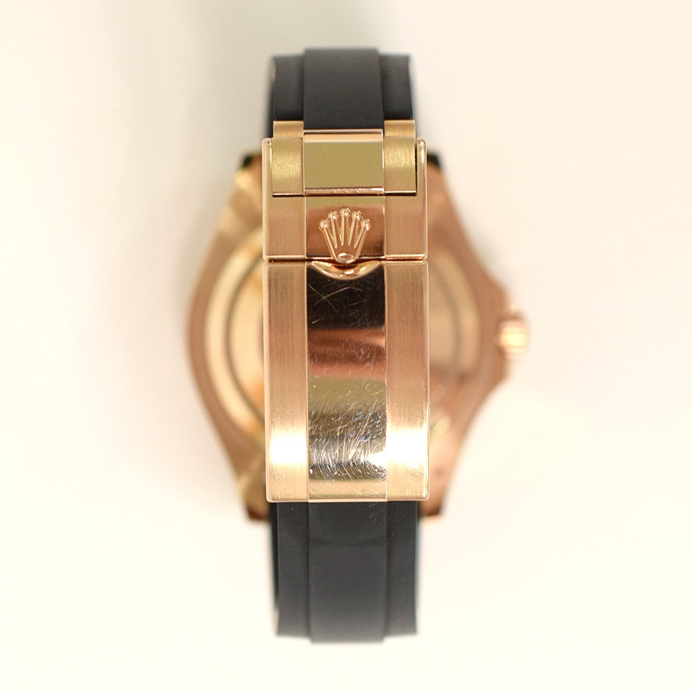 Yacht-Master Rose Gold Oysterflex Black Dial 37mm Product Image 8
