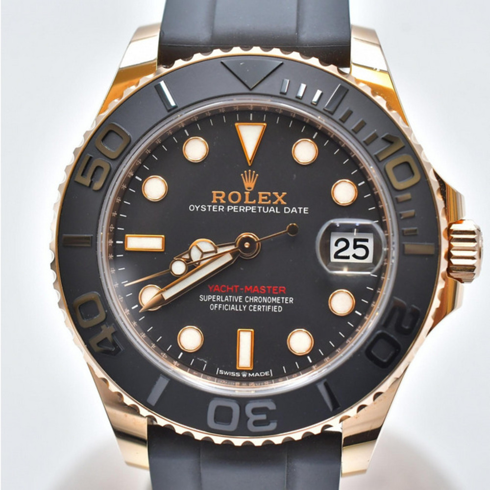 Yacht-Master Rose Gold Oysterflex Black Dial 37mm Product Image 2
