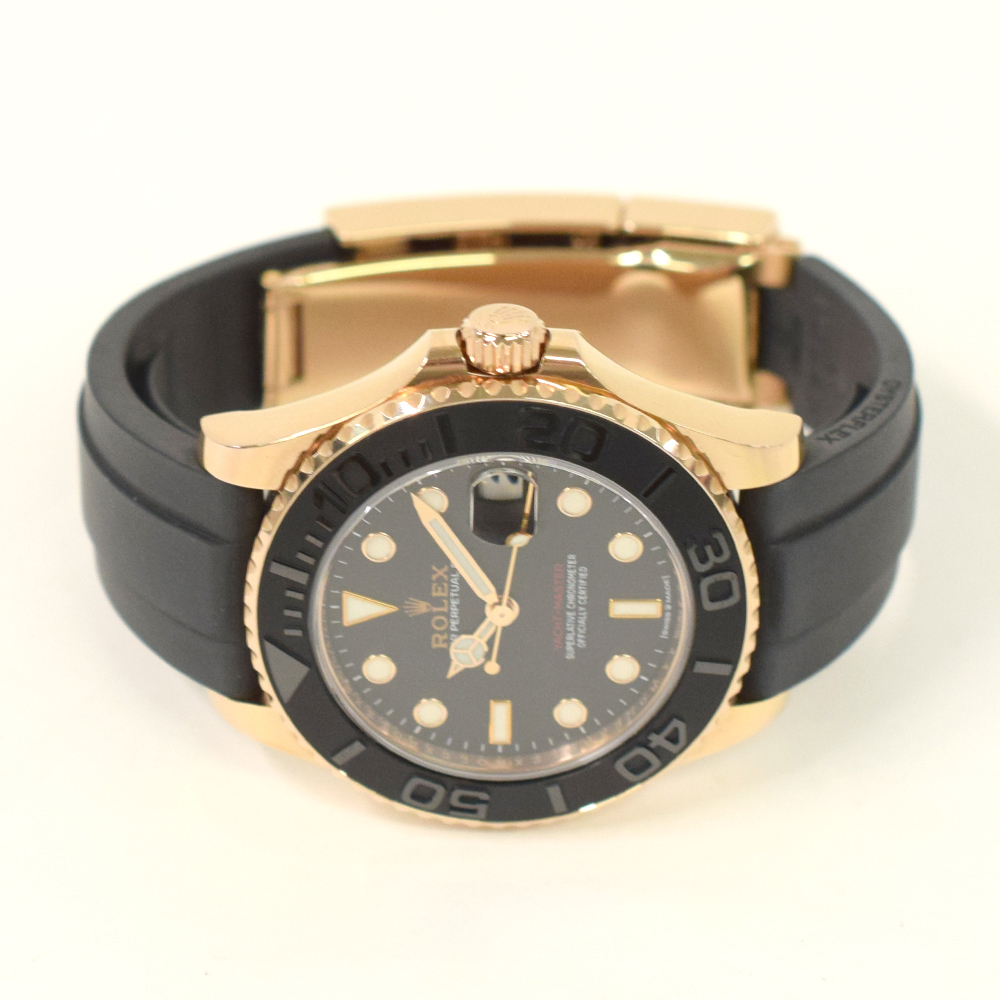 Yacht-Master Rose Gold Oysterflex Black Dial 37mm Product Image 3