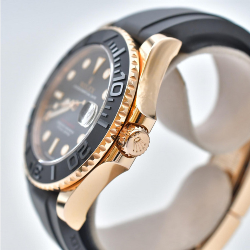 Yacht-Master Rose Gold Oysterflex Black Dial 37mm Product Image 4